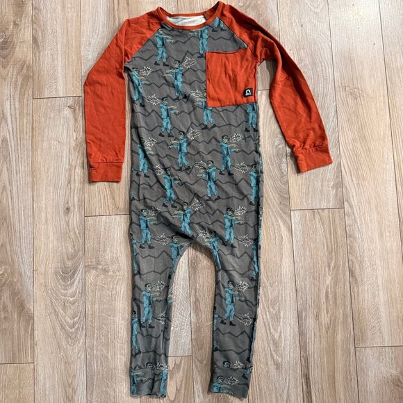 Rags Frankenstein Romper - Picture 1 of 5